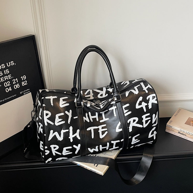 Stylish Graphic Print Duffle Bag Kalsten