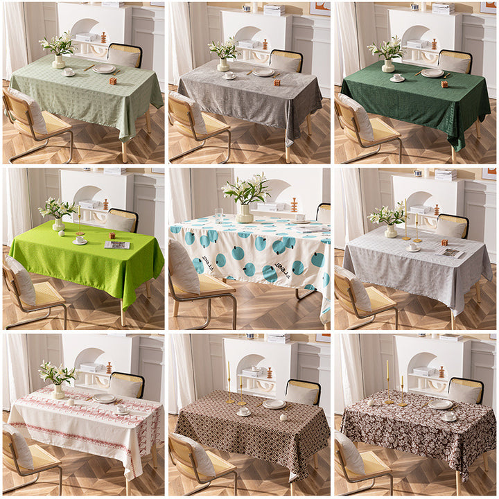 Jacquard tablecloth