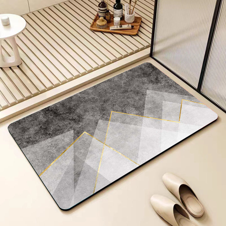 Modern Abstract Bathroom Mat