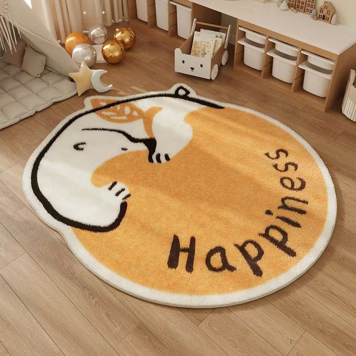 Cute Floral-Themed Area Rug