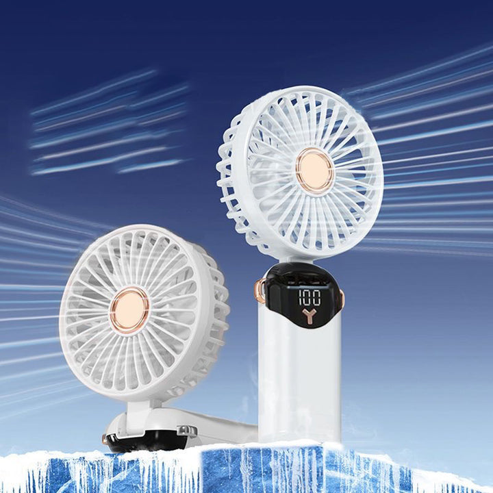 Portable Mini Fan with USB Charging and Digital Display Kalsten