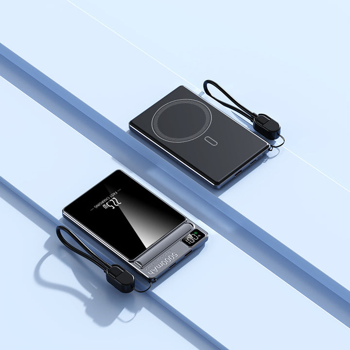 Portable power bank with wireless charging function from Kalsten