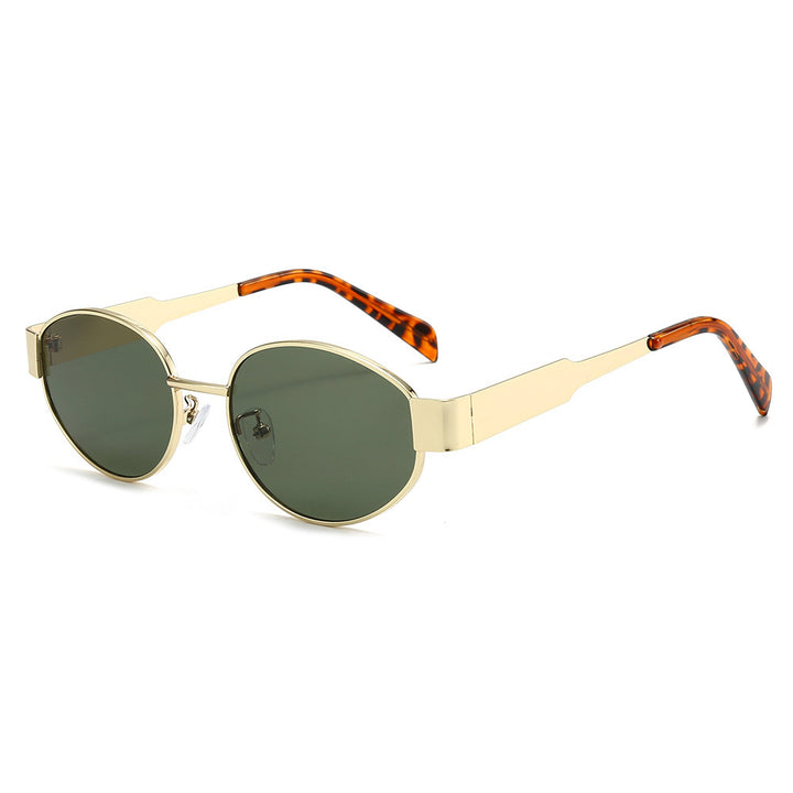 Fashionable oversized sunglasses with metal frame Kalsten