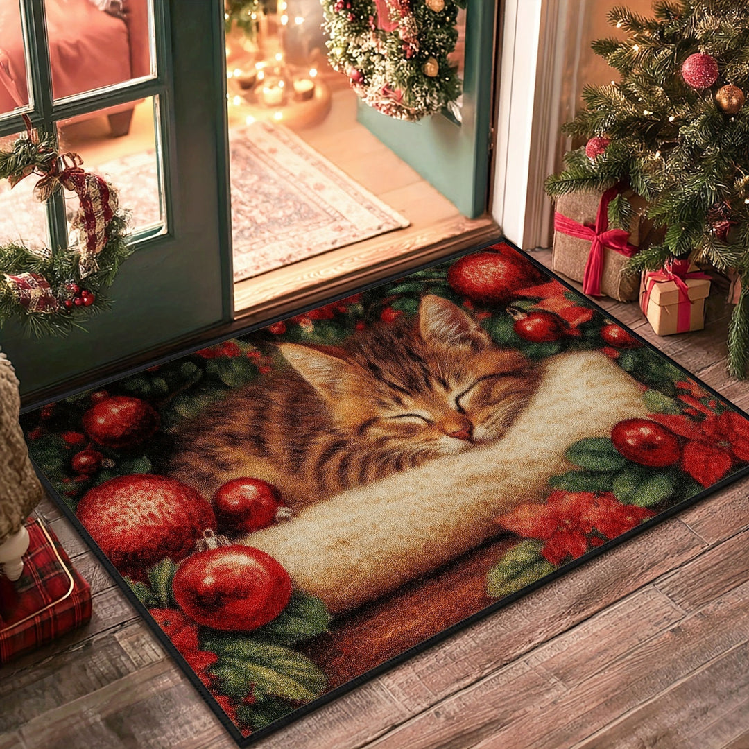Decorative Cat Themed Area Rug for Home