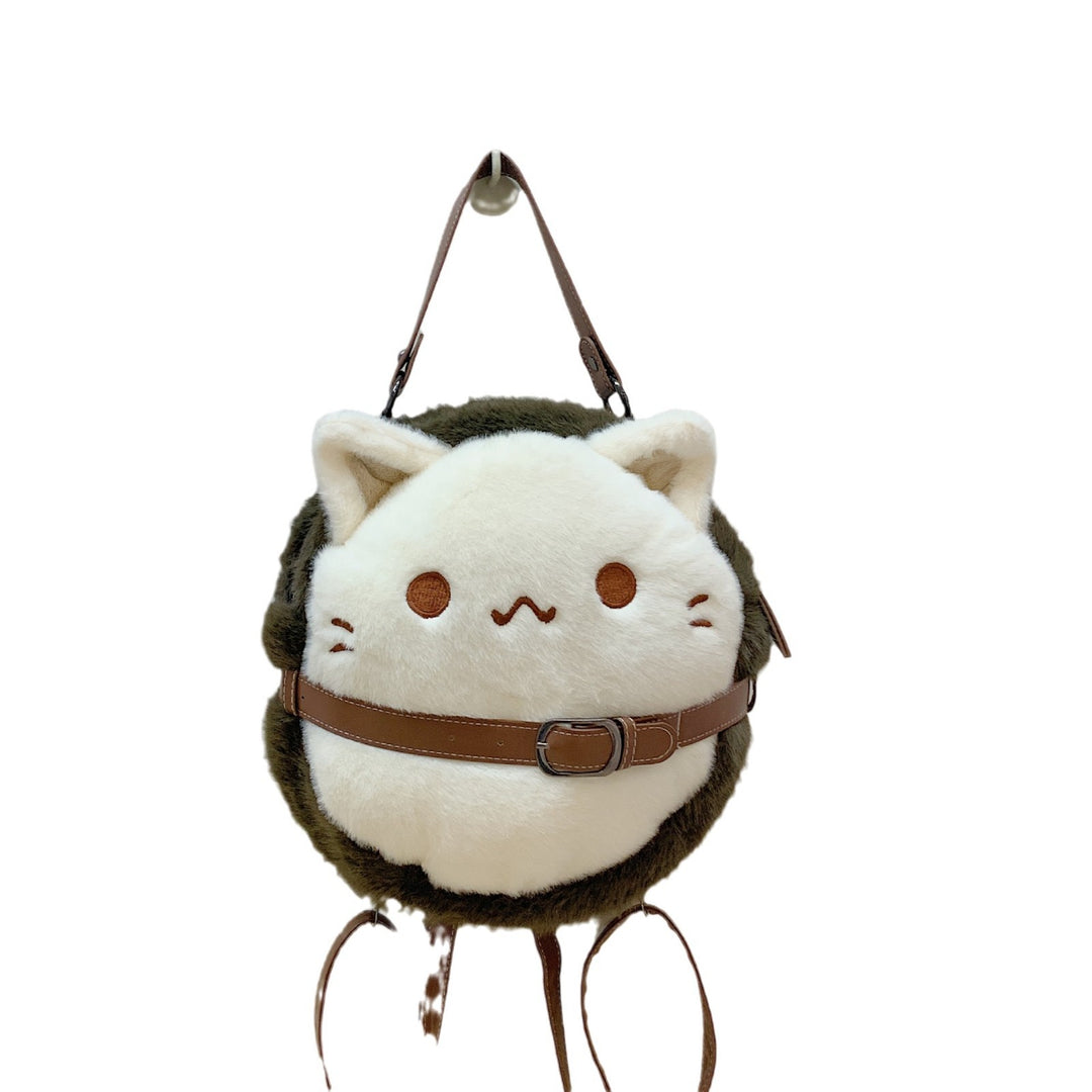 Plush children's backpack with cute cat motif Kalsten