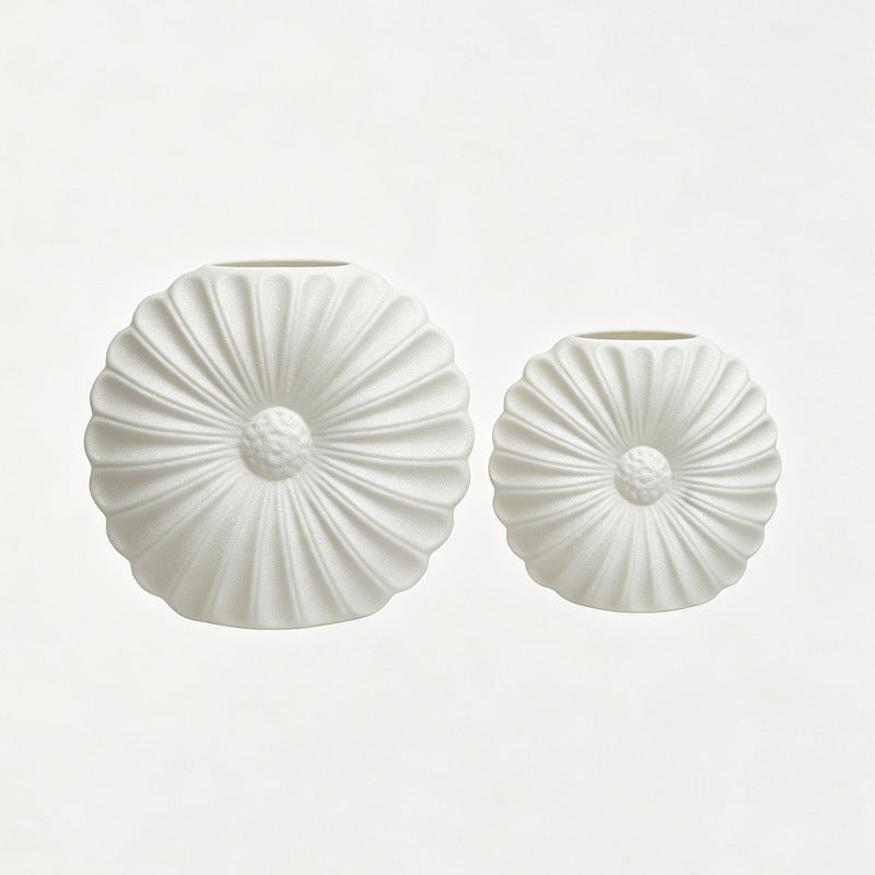 Artistic Fluted Decorative Planter Kalsten