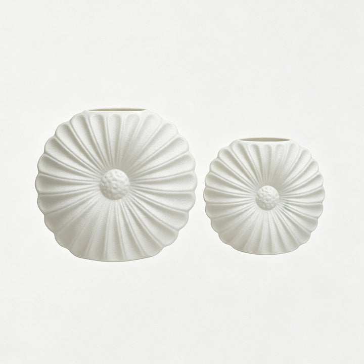 Artistic Fluted Decorative Planter Kalsten