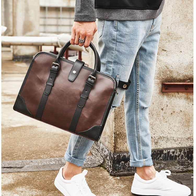 Elegant Laptop Briefcase with Versatile Compartments Kalsten