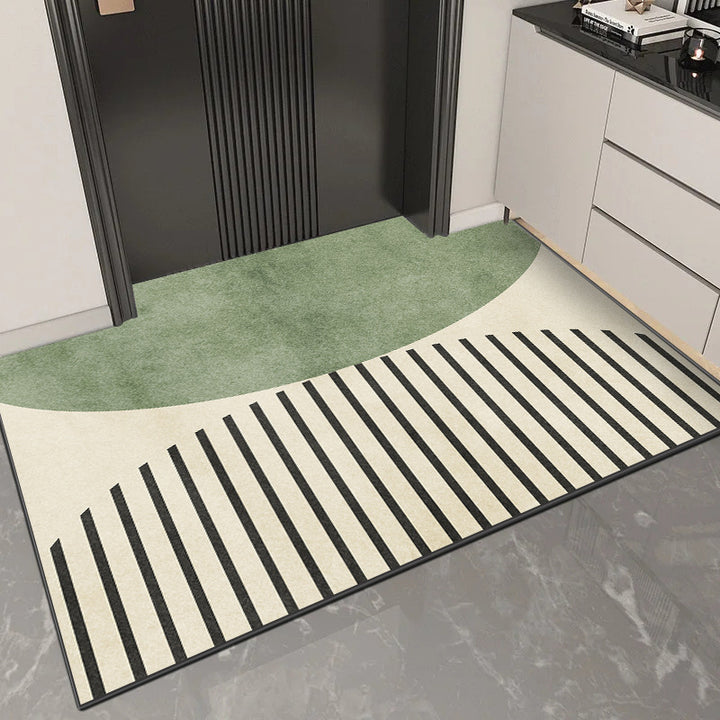 Decorative Half-Circle Entrance Mat