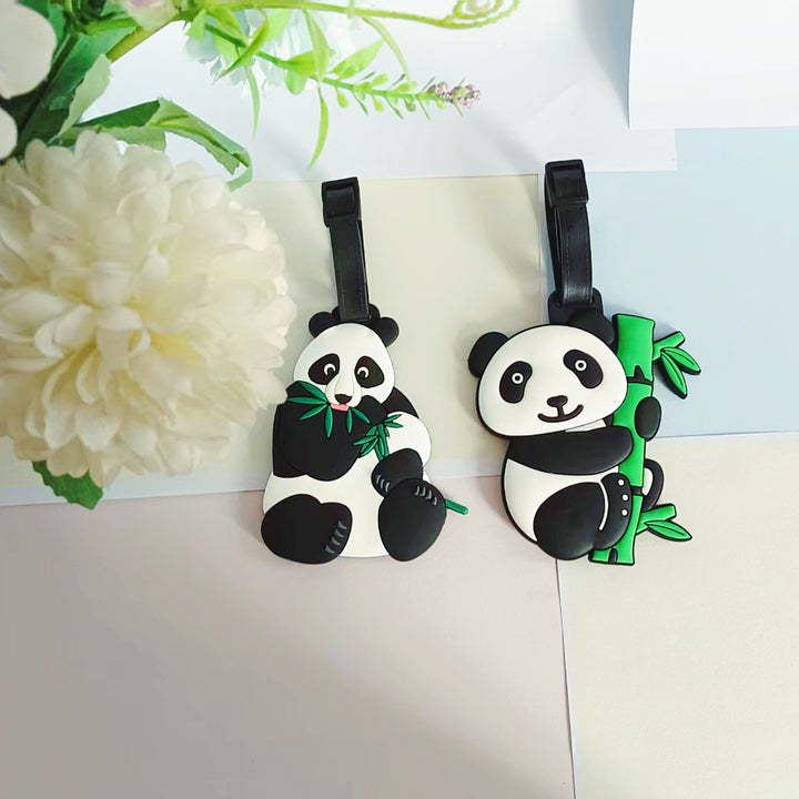 Unisex Panda-Themed Luggage Tag Kalsten