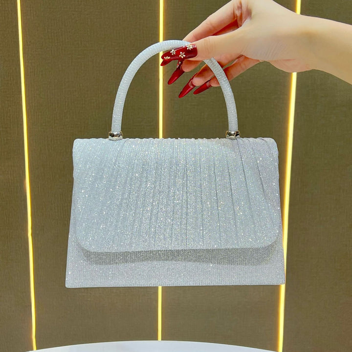Pleated Evening Handbag