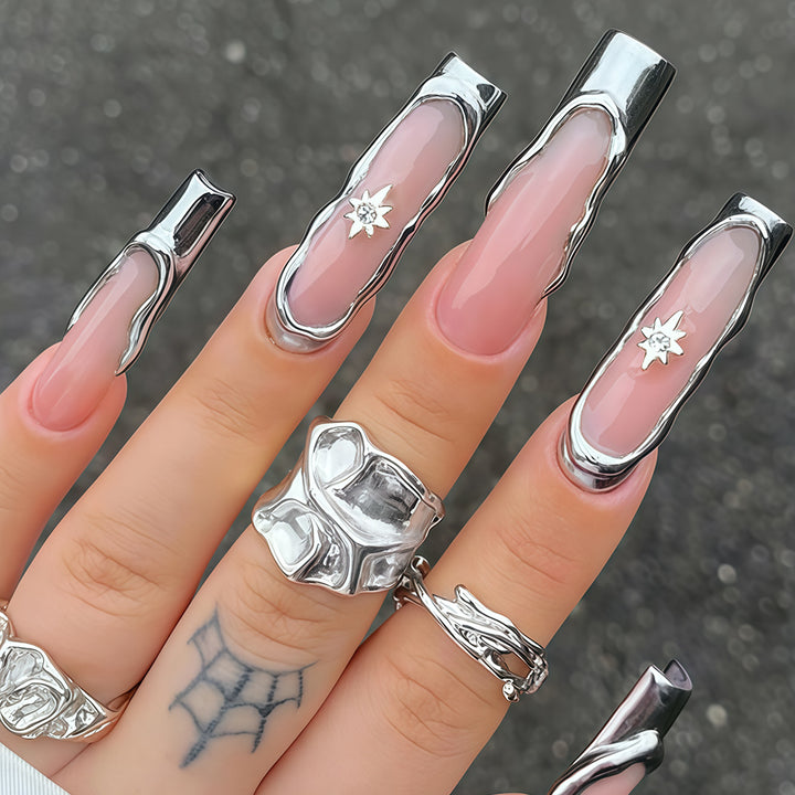 Artistic Press-On Nail Extensions Kalsten
