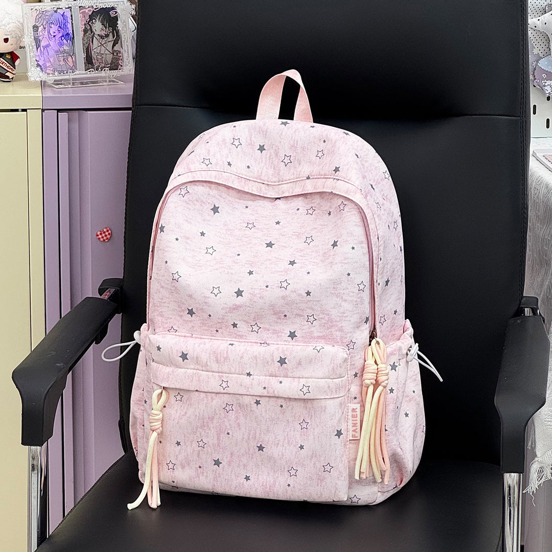 Durable Star-Patterned Casual Backpack Kalsten