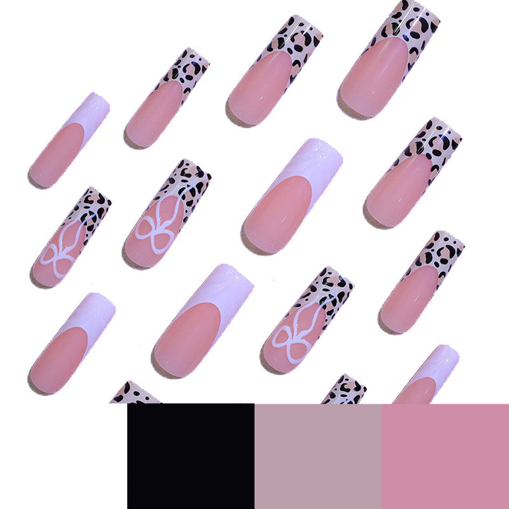 Elegant 3D Leopard Print Nail Art Enhancements Kalsten