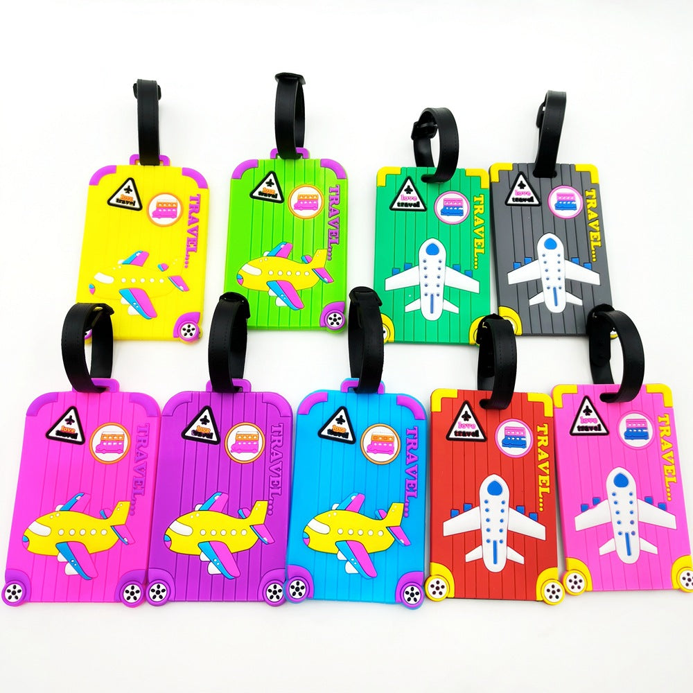 Creative Airplane-Themed Luggage Tag Kalsten