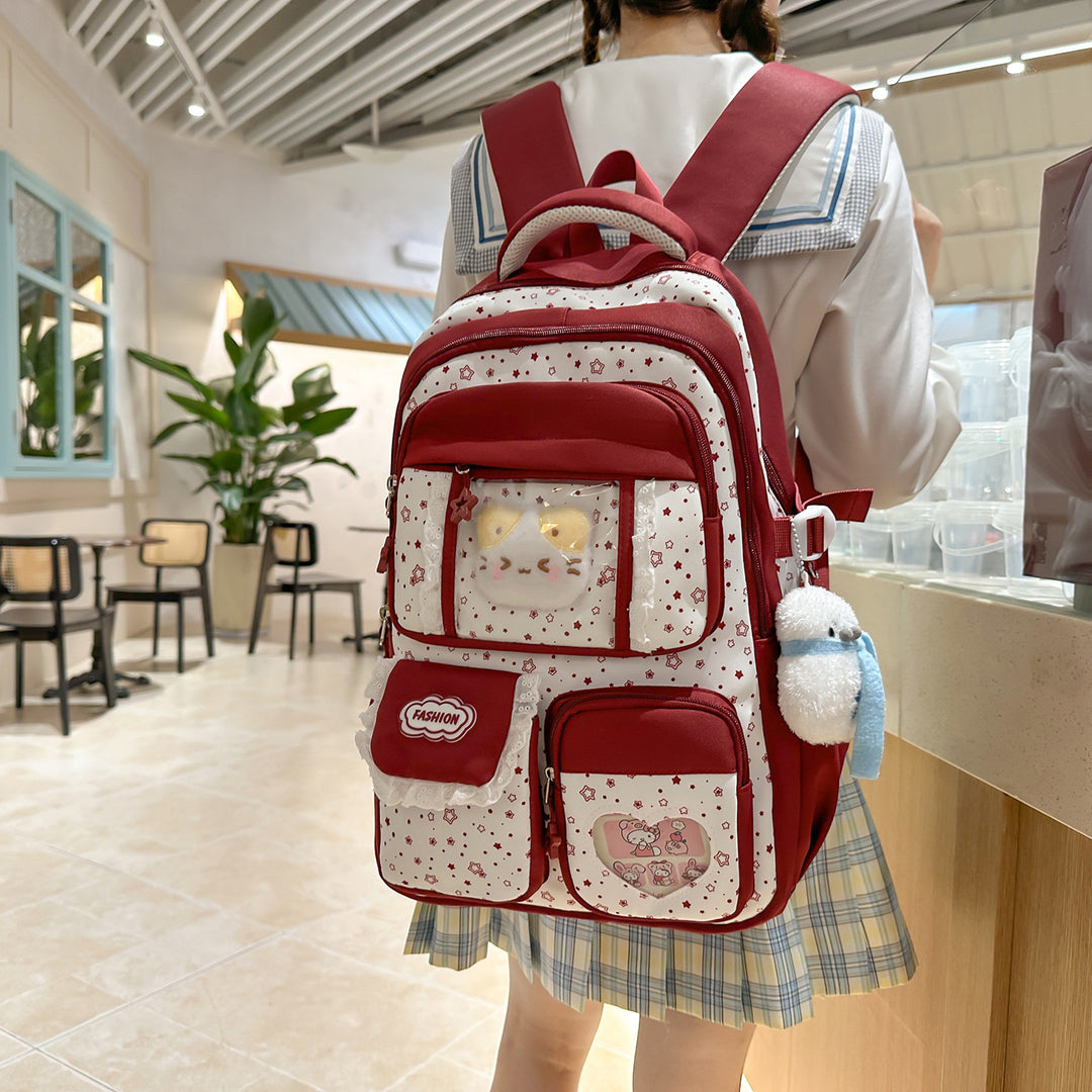 Stylish Star-Print Casual Backpack Kalsten