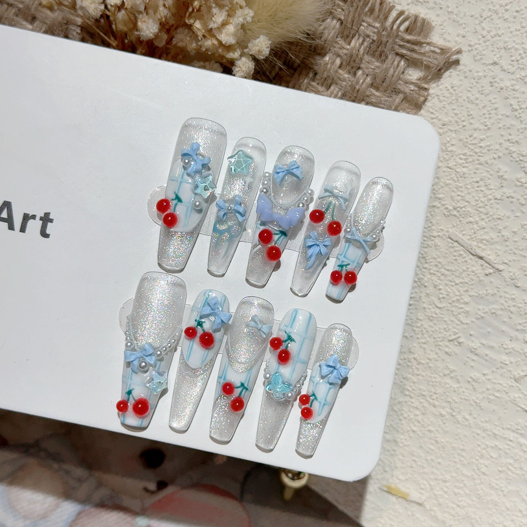 Decorative Nail Art Press-On Tips