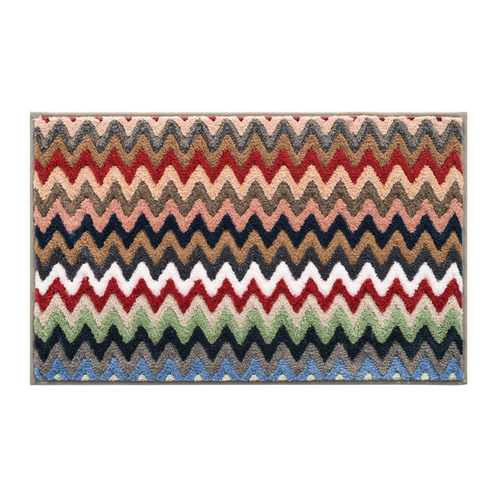 Chevron Pattern Non-Slip Bath Rug Kalsten