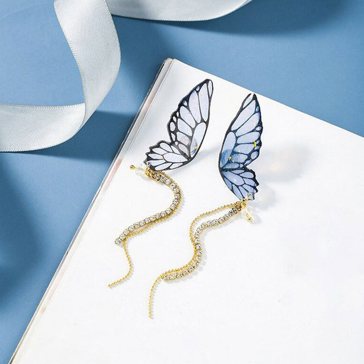 Artistic Butterfly-Inspired Dangle Earrings Kalsten