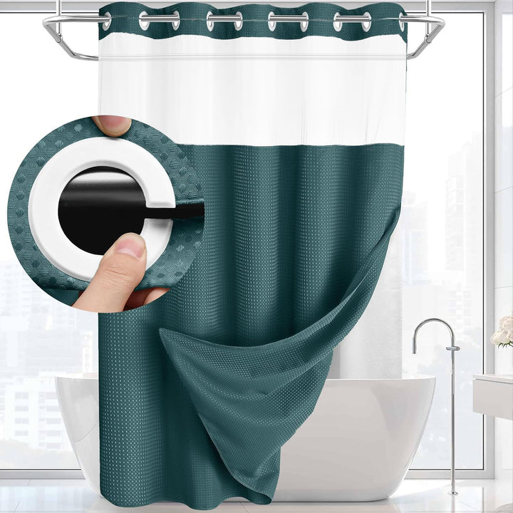 Textured Weave Shower Curtain Kalsten