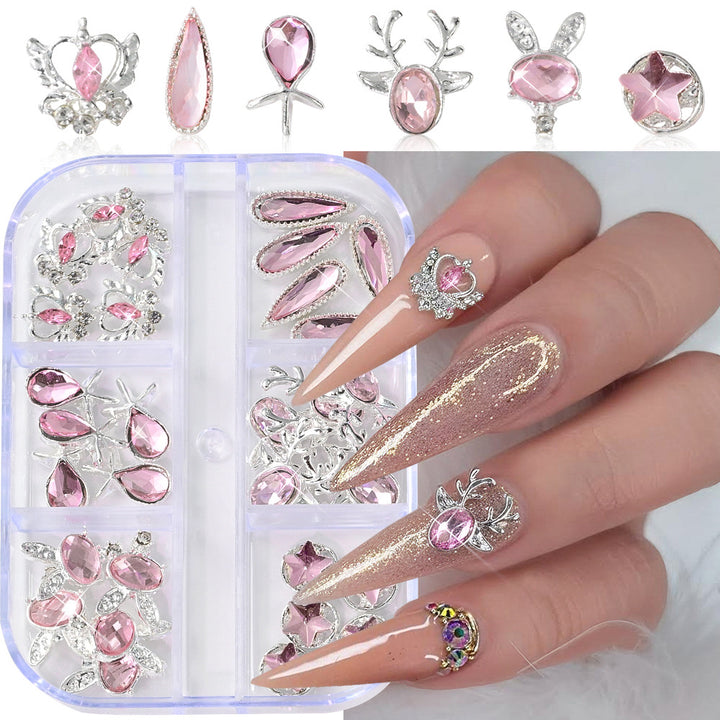 Decorative 3D Nail Art Charms Set
