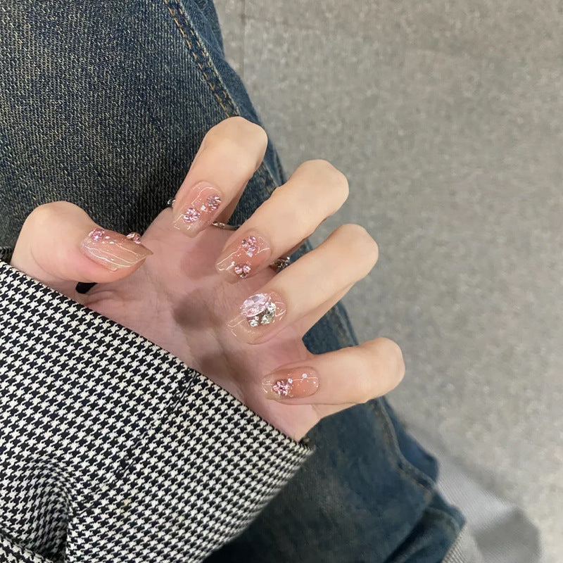 Ombre Press-On Nails with Glossy Finish Kalsten