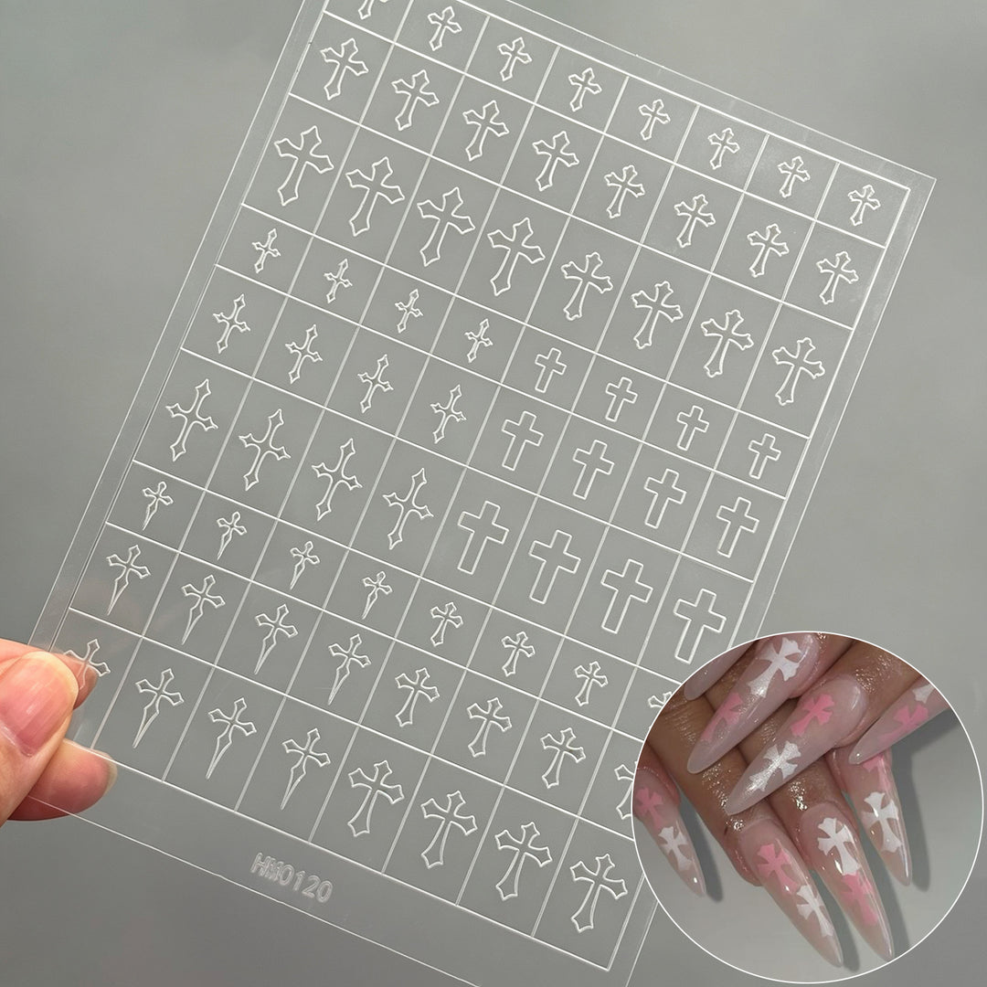 Butterfly Nail Art Stencil Sheet