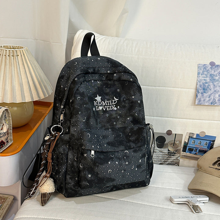 Stylish Starry-Print Backpack Kalsten