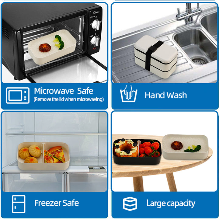 Multi-Tiered Lunch Container Set