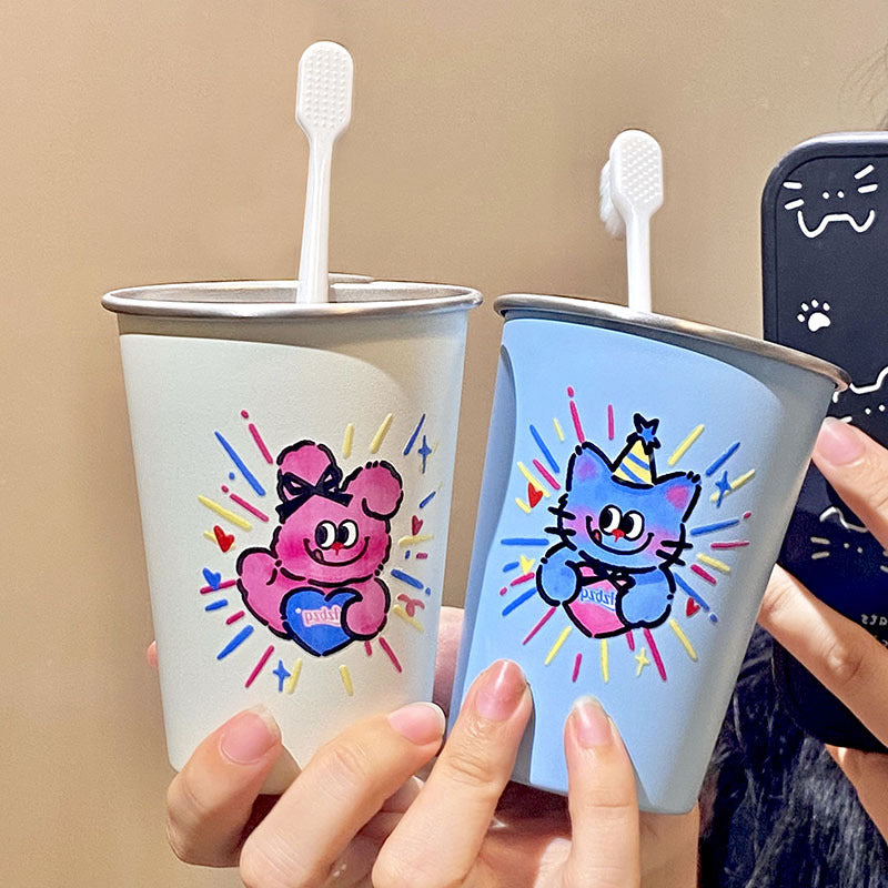 Drink cup with cheerful cat design Kalsten
