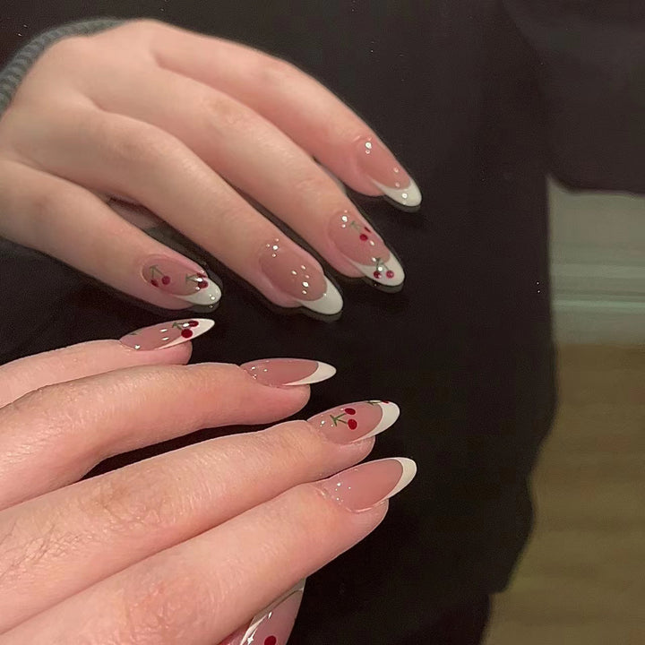 Floral Design False Nails