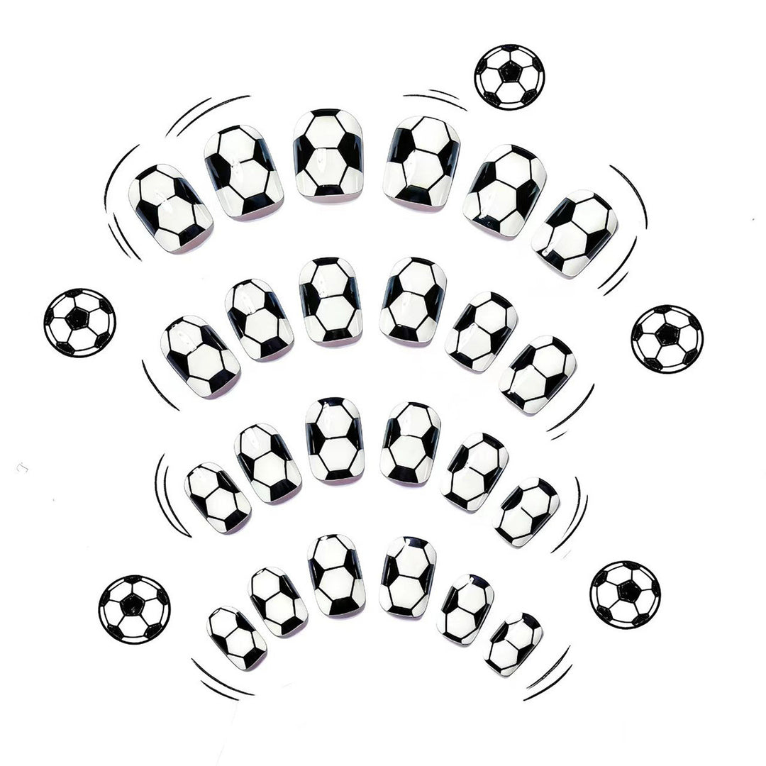 Soccer-Inspired Nail Art Kalsten