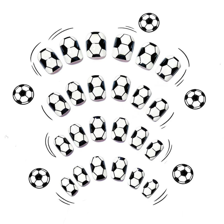 Soccer-Inspired Nail Art Kalsten