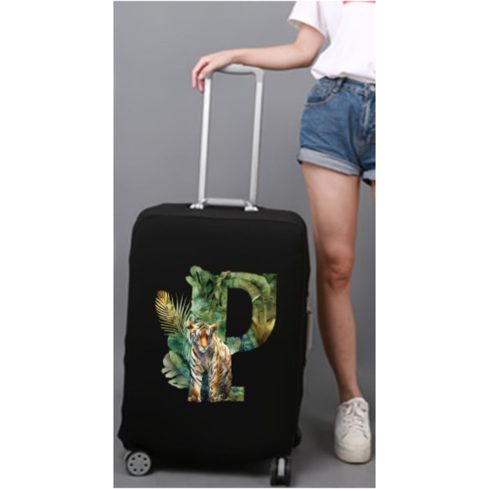 Unisex hard shell suitcase with unique tiger design Kalsten