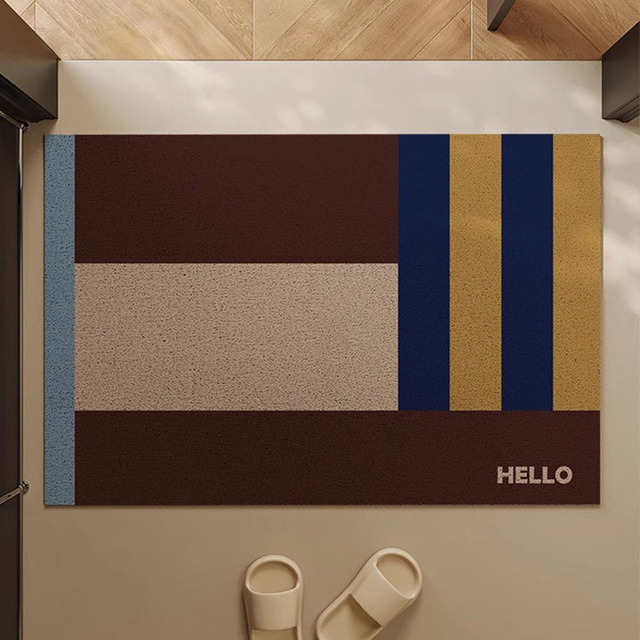 Welcome Message Indoor Doormat Kalsten