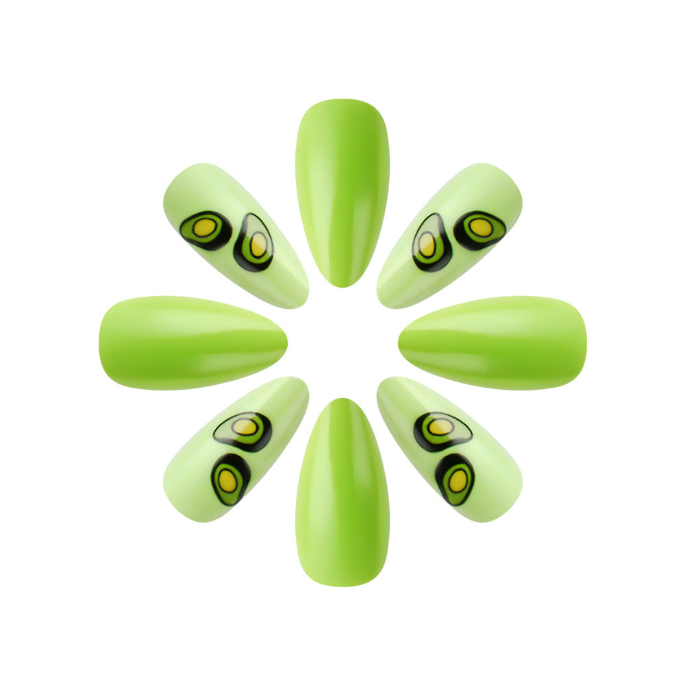 Avocado-Themed Press-On Nails Kalsten