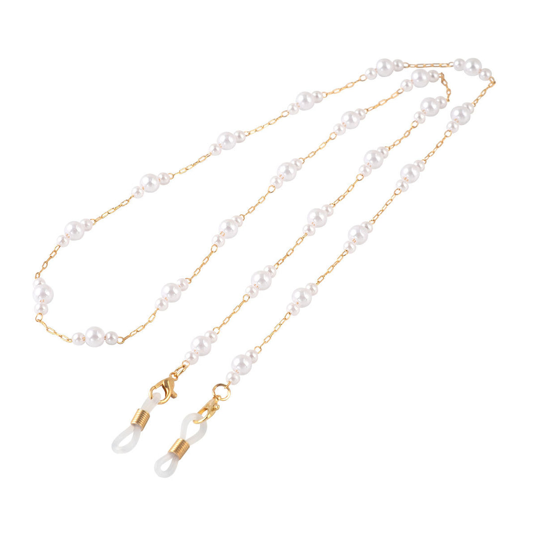 Pearl-Linked Eyewear Holder Kalsten