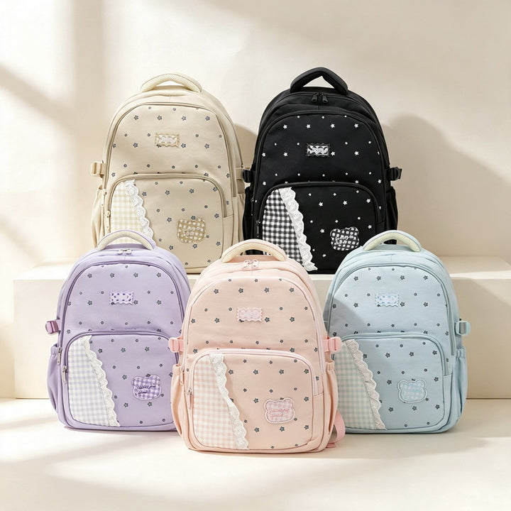 Fun-Patterned Lightweight Backpack Kalsten