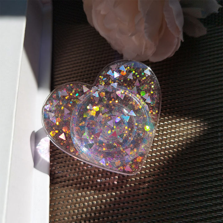Glittering Heart-Shaped Phone Stand Kalsten