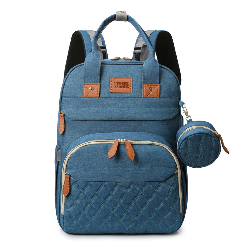 Quilted Multi-Functional Travel Backpack Kalsten