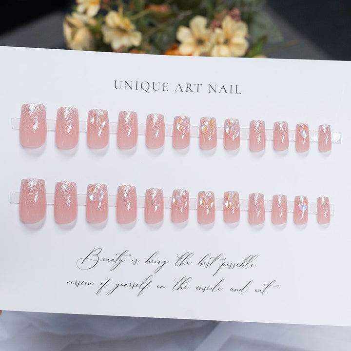 Artistic Geometric Press-On Nails