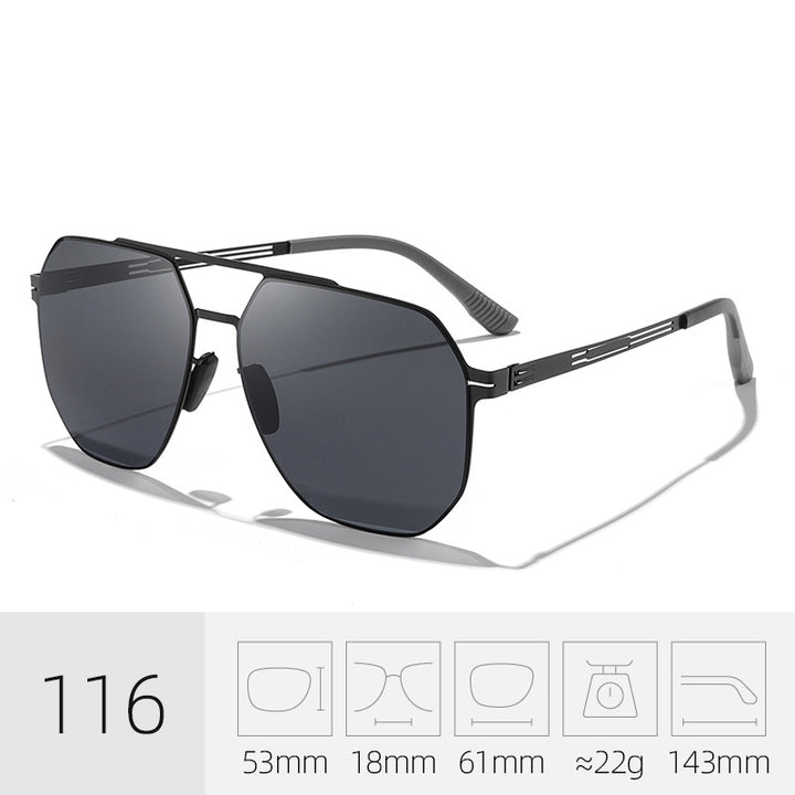 Premium Geometric Frame Sunglasses Kalsten