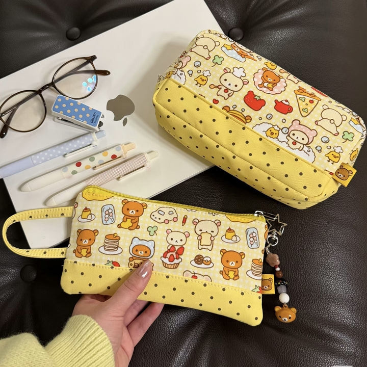 Cute Cartoon Food-Themed Pencil Case