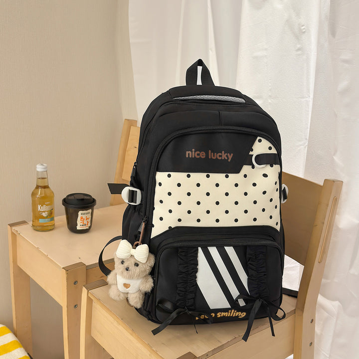 Stylish Multi-Functional Backpack with Cute Charms Kalsten