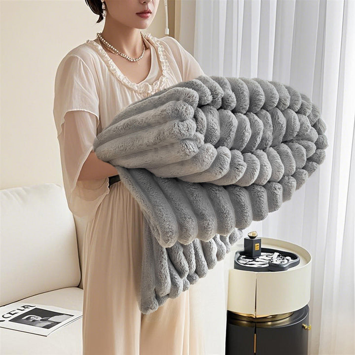 Women Luxury Fleece Blanket Kalsten