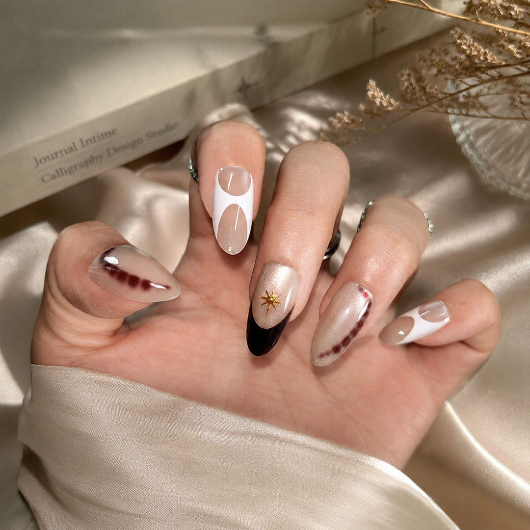 Artistic Press-On Nail Tips Set Kalsten