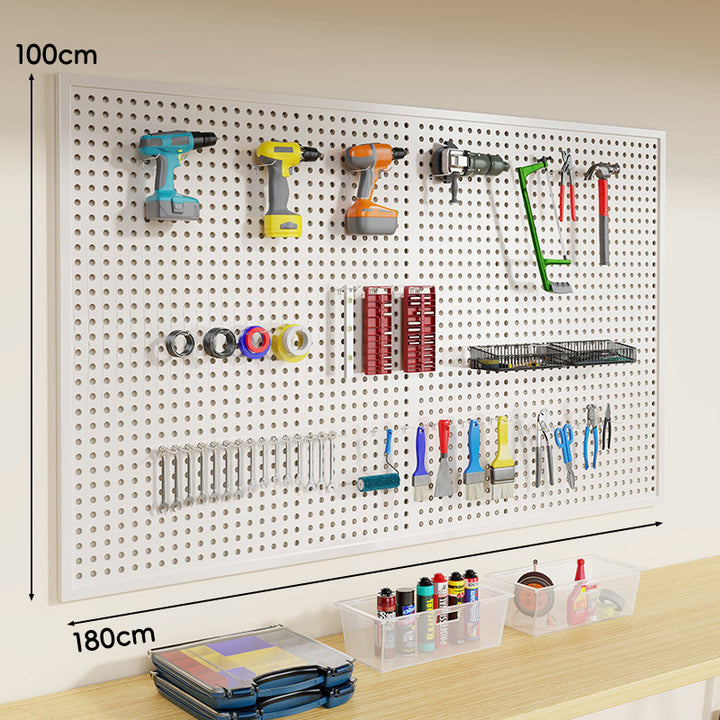 Pegboard Double-Prong Metal Hooks Compact Heavy-Duty Display Hangers