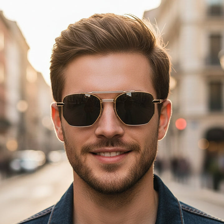 Women's elegant retro-style sunglasses with a luxurious frame Kalsten