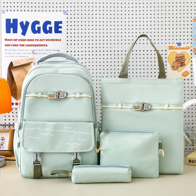 Multi-Compartment Travel Backpack Set