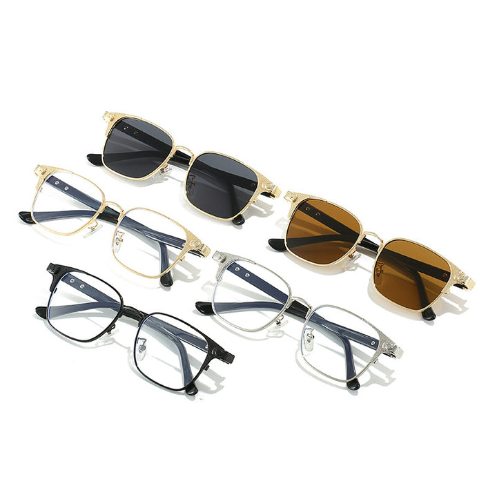 Women's fashionable corrective glasses with filigree metal frame Kalsten